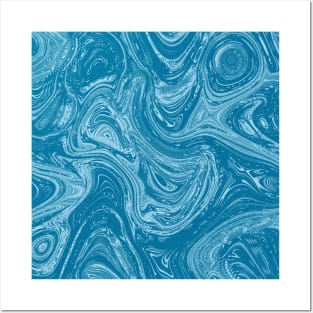 Marble Pattern Neck Gaiter Blue Marble Gator Marble Posters and Art